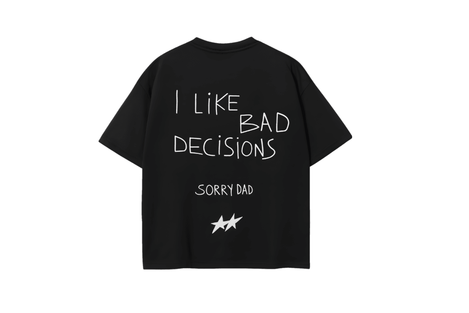 Remera Oversize “I LIKE BAD DECISIONS” - Thumbnail 2