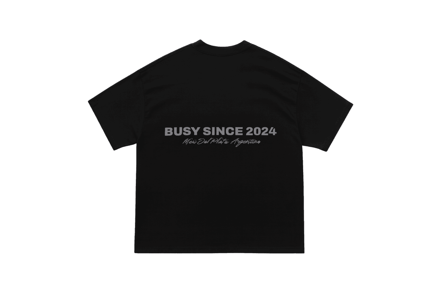 Remera Negra BUSY SINCE 2024 - Thumbnail 2