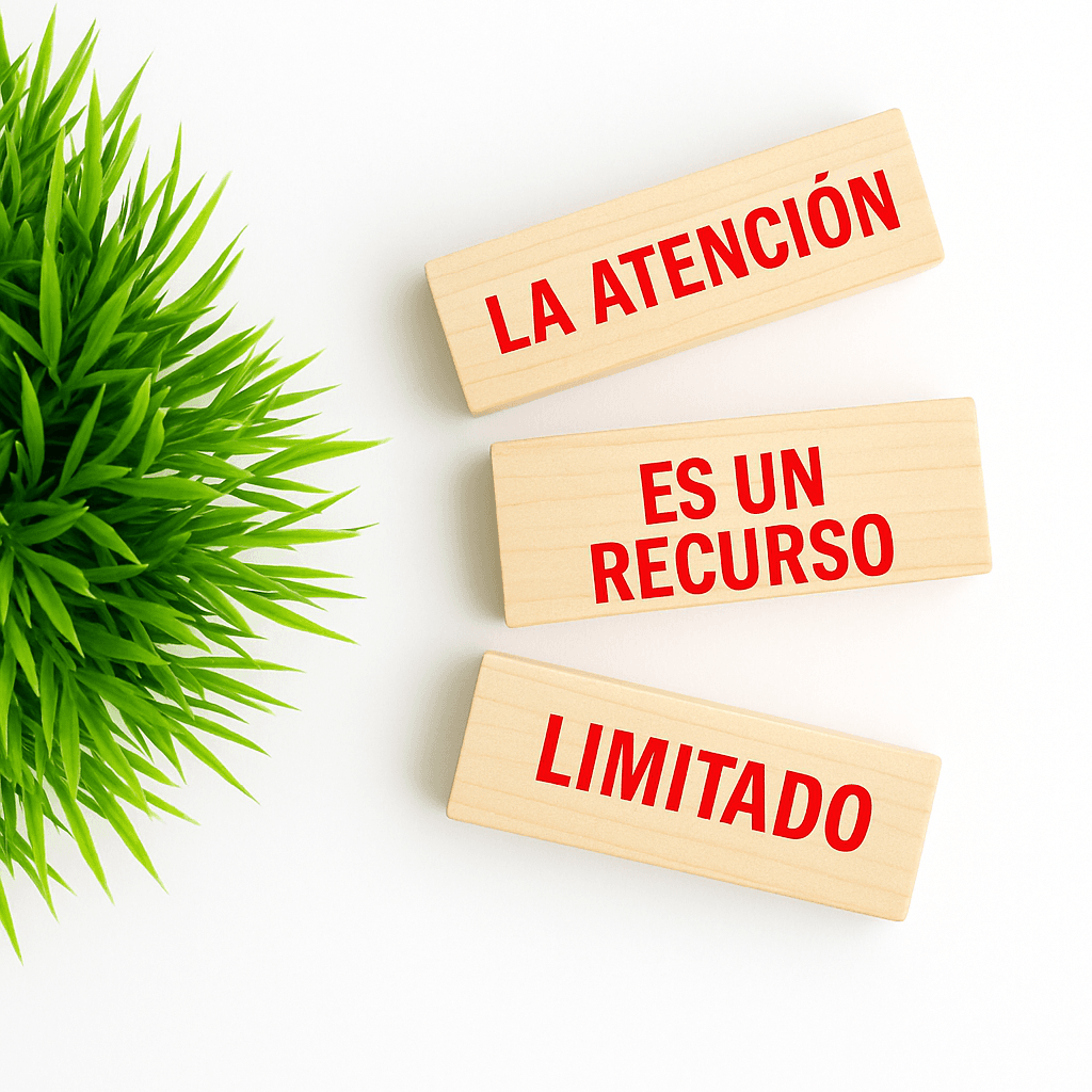 La atencion es un recurso limitado en forma de shenga